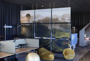 Mur photo acoustique