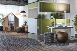 Mur acoustique bureau