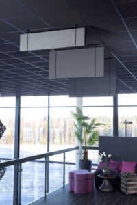 Panneaux acoustiques en suspension