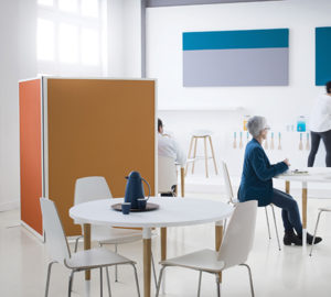 Cloison acoustique réfectoire