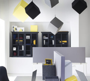 Cube acoustique en suspension