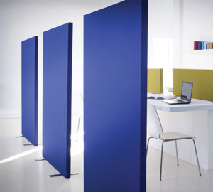 Cloison acoustique bleu